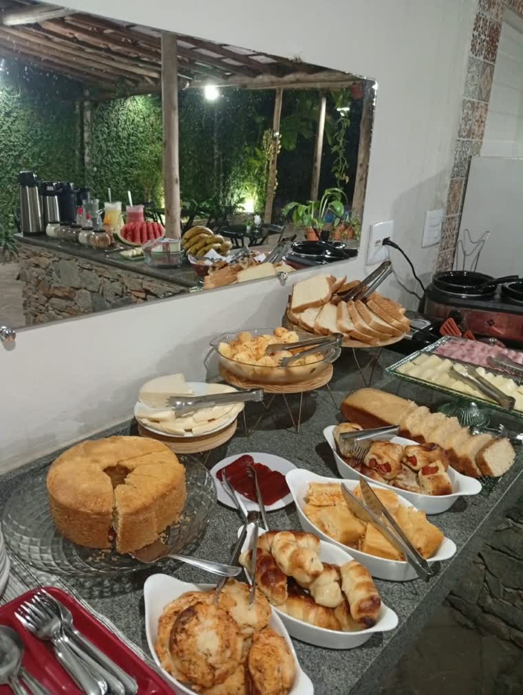 Café da manhã — Pousada Acaiaca