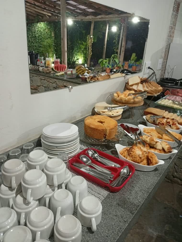 Café da manhã — Pousada Acaiaca